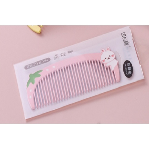  USUPSO หวีแบนลายกระต่ายน่ารัก ขนาด 10.3x4x1 ซม.(#BD) 