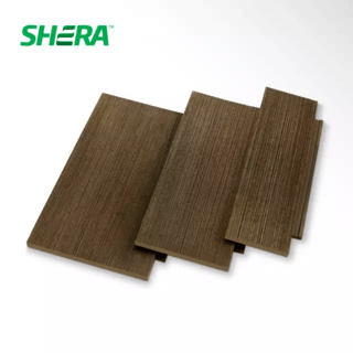 เฌอร่า หลังคาซีดาร์เชค รุ่นคละขนาด 1.2x10,15,20x35ซม. สีบราวน์เชสนัท