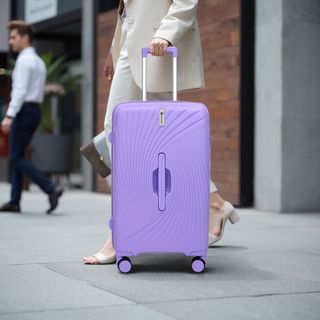 WETZLARS กระเป๋าเดินทาง ขนาด 24 นิ้ว  รุ่น Winter-02 ขนาด 26x42x65 ซม. สีม่วงโอโรล่า