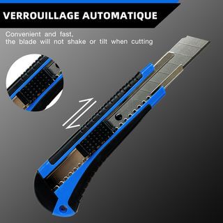 Smith คัตเตอร์ 18 มม. รุ่น YL-2087 ขนาด 4.4x15.8x2.4 ซม. สีฟ้า