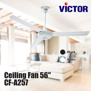 VICTOR พัดลมเพดาน 56 นิ้ว CF-A257 สีขาว