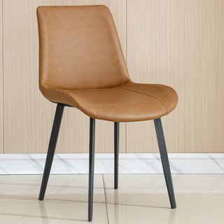 (1/4)DELICATO ชุดโต๊ะอาหารท็อปลายหินอ่อน 6 ที่นั่ง รุ่น Maru-180 ขนาดโต๊ะ 90x180x75 ซม. ขนาดเก้าอี้ 51x58x83 ซม. สีขาว