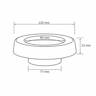 Verno ปะเก็นยางกันกลิ่น VN-51024