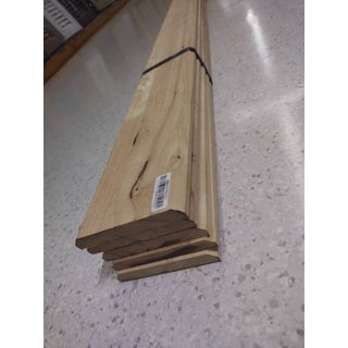 GREAT WOOD ฝ้าระแนงไม้ ไม้ยางพาราจ๊อยส์ CC (1x5) 1/2