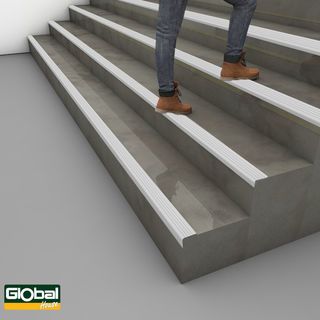 MAC จมูกบันได PVC หน้ากว้าง 38 มม. ยาว 1.5 เมตร รุ่น1HY-001-15WH สีขาว