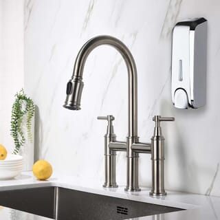 Primo ที่กดสบู่เหลว 1 ช่อง ความจุ 300 มล. รุ่น SD44 ขนาด 7x6.5x21.5ซม. สีโครม