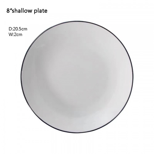 ADAMAS จานเซรามิค ขนาด 8 นิ้ว ANTONIO