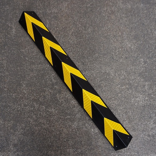 PROTX ยางกันชนขอบเสา 9x100x1cm. รุ่นCG-R08 สีดำเหลือง