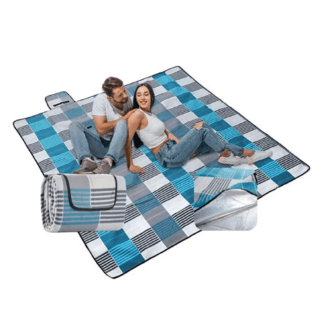 SUMMER SET เสื่อปิคนิค รุ่น Curt ขนาด 150x200cm สีน้ำเงิน