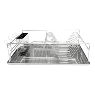 CLOSE ที่คว่ำจาน 46X32X13 ซม. MARIN สีเงิน