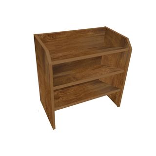 DELICATO ชั้นวางรองเท้า 3 ชั้น รุ่นFG-L-501-02 ขนาด 50x29x50ซม.สีดาร์คบราวน์