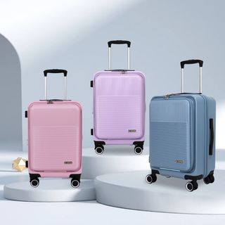 WETZLARS กระเป๋าเดินทาง ขนาด 20 นิ้ว พร้อมช่องใส่ของด้านหน้า รุ่น Spring-04 ขนาด 21x33x50 ซม. สีม่วงมาเจนตา 