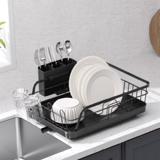 CLOSE ที่คว่ำจาน 38.8 x 40 x 16.54 ซม. GB-918 สีดำ