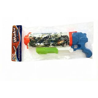 TOYS ของเล่นปืนฉีดน้ำแบบชักสกรีนลายไดโนเสาร์ รุ่น # 1069 ขนาด 45x18x6.7 ซม.