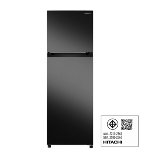 HITACHI ตู้เย็น 2 ประตู ขนาด 9.2 คิว รุ่น HRTN5275MFUTH สีดำ