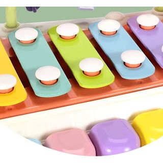 TOYS ของเล่นไซโลโฟนทรงเค้ก รุ่น 2499002 ขนาด 27x13x17 ซม. คละสี