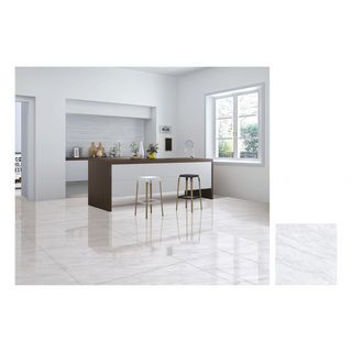 Marbella กระเบื้องพอร์ซเลน 80x80 ซม. วีร่า-ไวท์เกรย์ Random (Glossy) DSLW098 (3pcs)