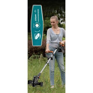 AMOGEN ใบมีดตัดหญ้าเหล็ก65Mnทรงมะละกอชุบกันสนิม รุ่น KT0106B ขนาด305x90x1.8มม.(12นิ้ว)สีดำ