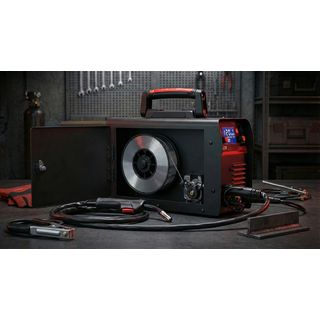  BISON เครื่องเชื่อม INVERTER MIG/MMA 120แอมป์ (LCD) รุ่น MIG/MMA-120A1K   1 กก. ไม่ใช้แก๊ส 