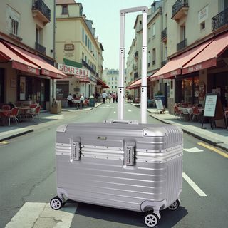 WETZLARS กระเป๋าเดินทาง ขนาด 20 นิ้ว รุ่น Nicolas-02 ขนาด 29x39x53.50 ซม. สีเงินนิบัส