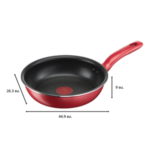 TEFAL G1350496 กระทะก้นแบน SO CHEF FP24