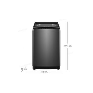HAIER เครื่องซักผ้าฝาบน ขนาด 12 กิโล รุ่น HWM120-316S6 สีดำ