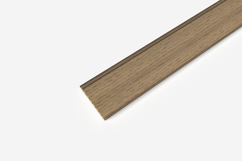 GREAT WOOD ไม้บัวพื้น PVCJF209 80x14x2900มม. สีโอ๊ค