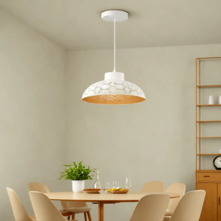 EILON โคมไฟแขวนเพดาน ขั้วE27 รุ่น CDD2023-807 สีขาว