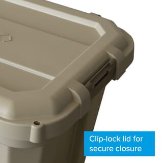 INABOX กล่องเก็บของ Heavy Armour N80209BG-38L ขนาด 38.3x33.1x53 cm. สีเบจ