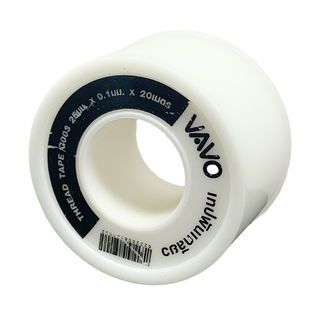 VAVO เทปพันเกลียว 25มม.x0.1มม.x25ม. รุ่น G_003 สีขาว