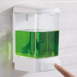 Primo ที่กดสบู่เหลว 1 ช่อง ความจุ 1 ลิตร รุ่น SD34 ขนาด  11.3x11.5x19.8ซม. สีขาว