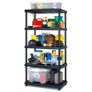 GOME ชั้นวางของอเนกประสงค์ 4 ชั้น รุ่น TG59940S4 ขนาด 90x44x143.5cm. สีดำ