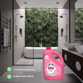 DUCK เป็ด มิสเตอร์มัสเซิล พิ้งค์ฟลอรัล น้ำยาทำความสะอาดห้องน้ำ ขนาด 3500 มล.