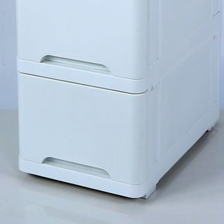 GOME ตู้ลิ้นชักแคบ 3ชั้น รุ่น smal J-25123 ขนาด 25x40x80 ซม. สีขาว