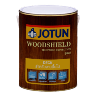 Jotun สีย้อมพื้นไม้โปร่งแสง วู้ดชิลด์ งานพื้น ชนิดเงา เคลือบใส 3.785ลิตร ใส