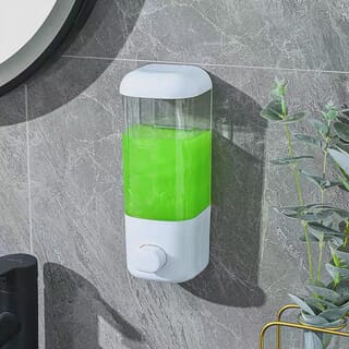 Primo ที่กดสบู่เหลว 1 ช่อง ความจุ 500 มล. รุ่น SD56 ขนาด 8.5x8.5x22ซม. สีขาว