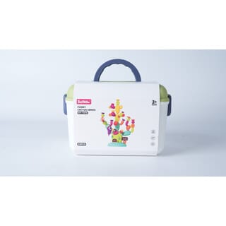 TOYS ของเล่นชุดตัวต่อบ้านต้นกระบองเพชร 59ชิ้น #954B ขนาด(24x17x15.5ซม.)