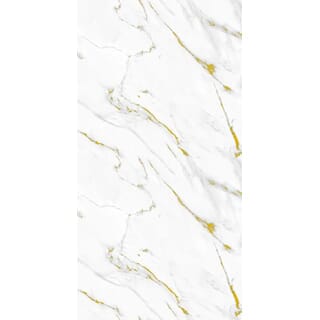 GREAT WOOD บอร์ด SPC ลายหินอ่อนเคลือบ UV รุ่นJF122025-UV-LJ80007T Size122x244x0.25cm. ลายขาวหินอ่อน