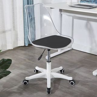 SMITH เก้าอี้สำนักงานรุ่น MARINE ขนาด 48x56x73-85 CM ซม. สีดำ