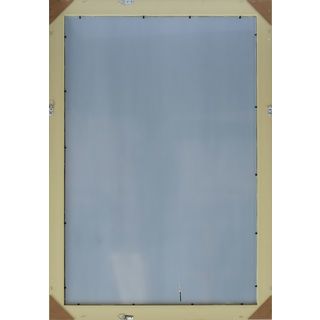 Nice กระจกมีกรอบทรงเหลี่ยม (PS) รุ่น เทียร่า-วู้ด ขนาด 60x90 ซม. สีไม้ธรรมชาติ 