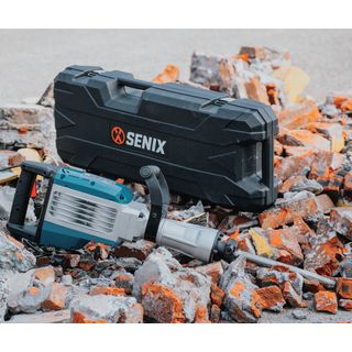 SENIX เครื่องสกัดทำลาย 15 กิโลกรัม 1,700W รุ่น DHE17.0-M-EU สีน้ำเงิน - ดำ