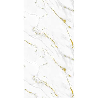 GREAT WOOD บอร์ด SPC ลายหินอ่อนเคลือบ UV รุ่นJF122025-UV-LJ80007T Size122x244x0.25cm. ลายขาวหินอ่อน