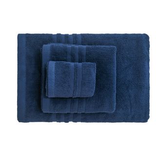 loomi ผ้าขนหนู Gift set no.TPME-03 สีน้ำเงินเข้ม