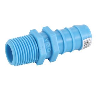 VAVO หัวกันไหล เกลียวนอก หนา 1x3/4(25 x 20)  สีฟ้า