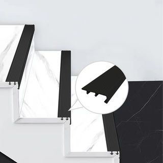 MAC จมูกบันได PVC หน้ากว้าง 45 มม. ยาว 2 เมตร รุ่น YS-45-BL-H สีดำ