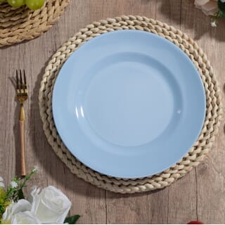 ADAMAS จานเมลามีน 9 นิ้ว สีฟ้า PONY-BL