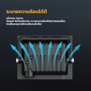 EILON โคมไฟฟลัดไลท์ LED 200W รุ่นTP-FL-200DL แสงเดย์ไลท์