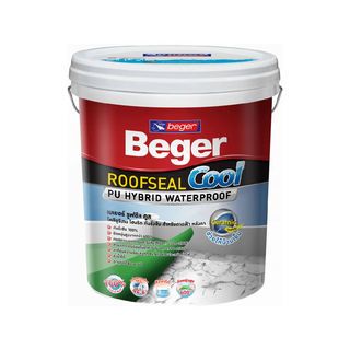 Beger อะคริลิคกันรั่วซึม เบเยอร์รูฟซีลคูล พียูไฮบริด 207 ขนาด 20 กก. สีเทา