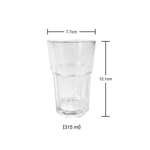 AILO แก้วใส 315 มล. ROSE-002