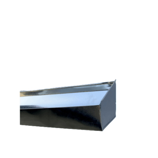 รางน้ำฝนท้องร่อง 5 #35 ยาว 2.44 เมตร ปิดซ้าย Globalblack